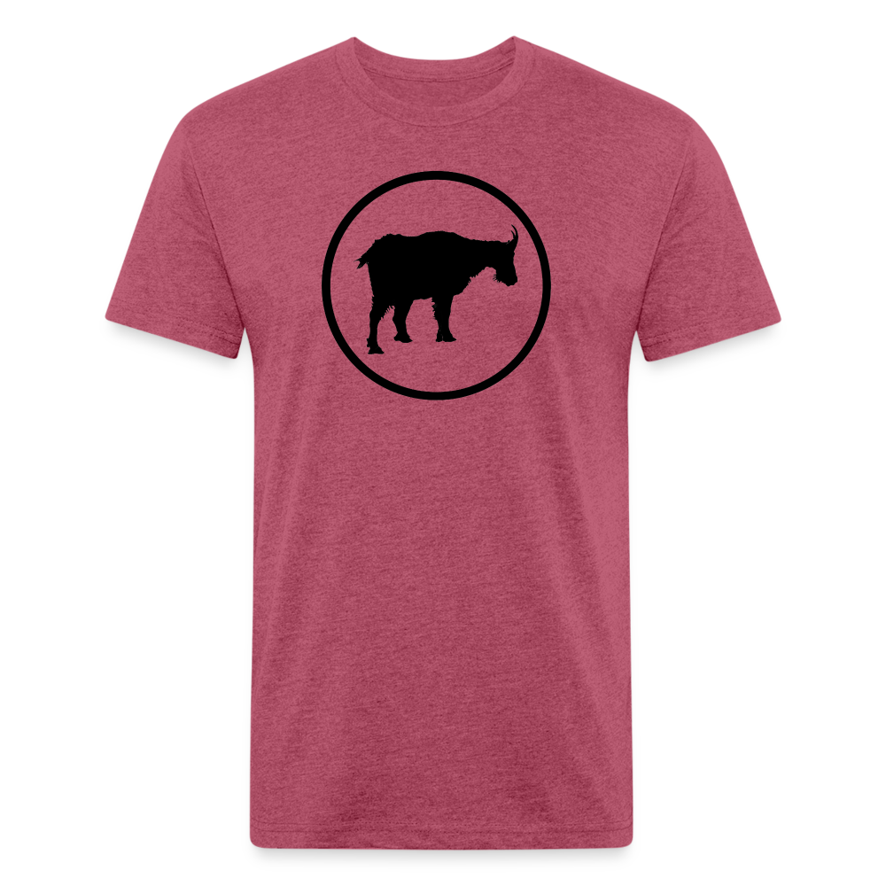 Mountain Goat - Premium Graphic Tee - heather burgundy