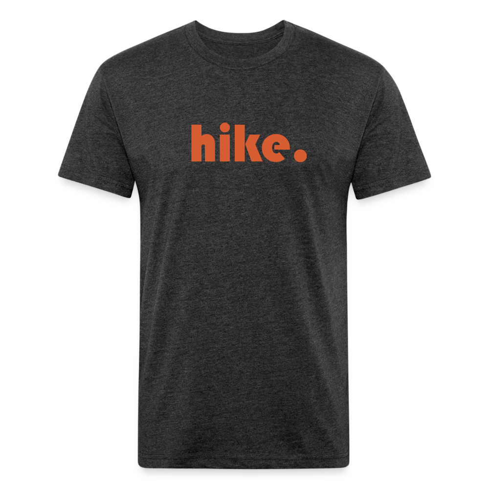 hike - Premium Graphic Tee - heather black