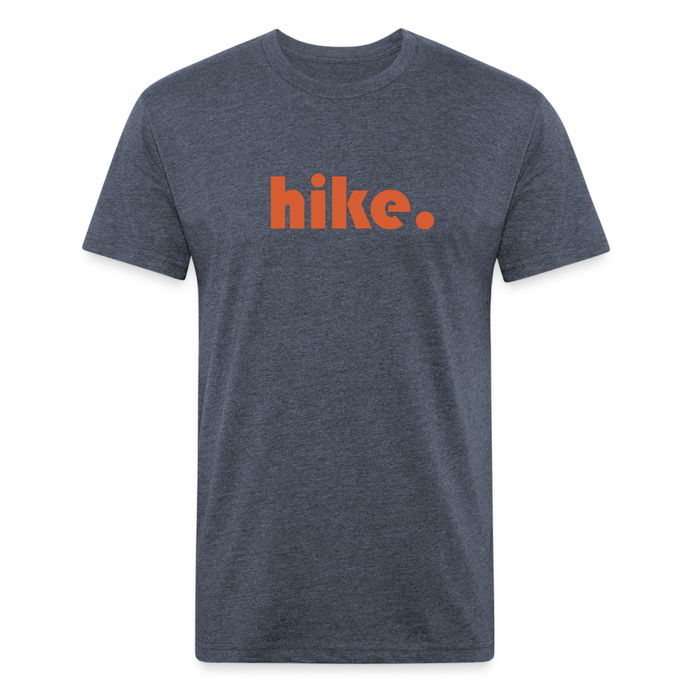 hike - Premium Graphic Tee - heather navy