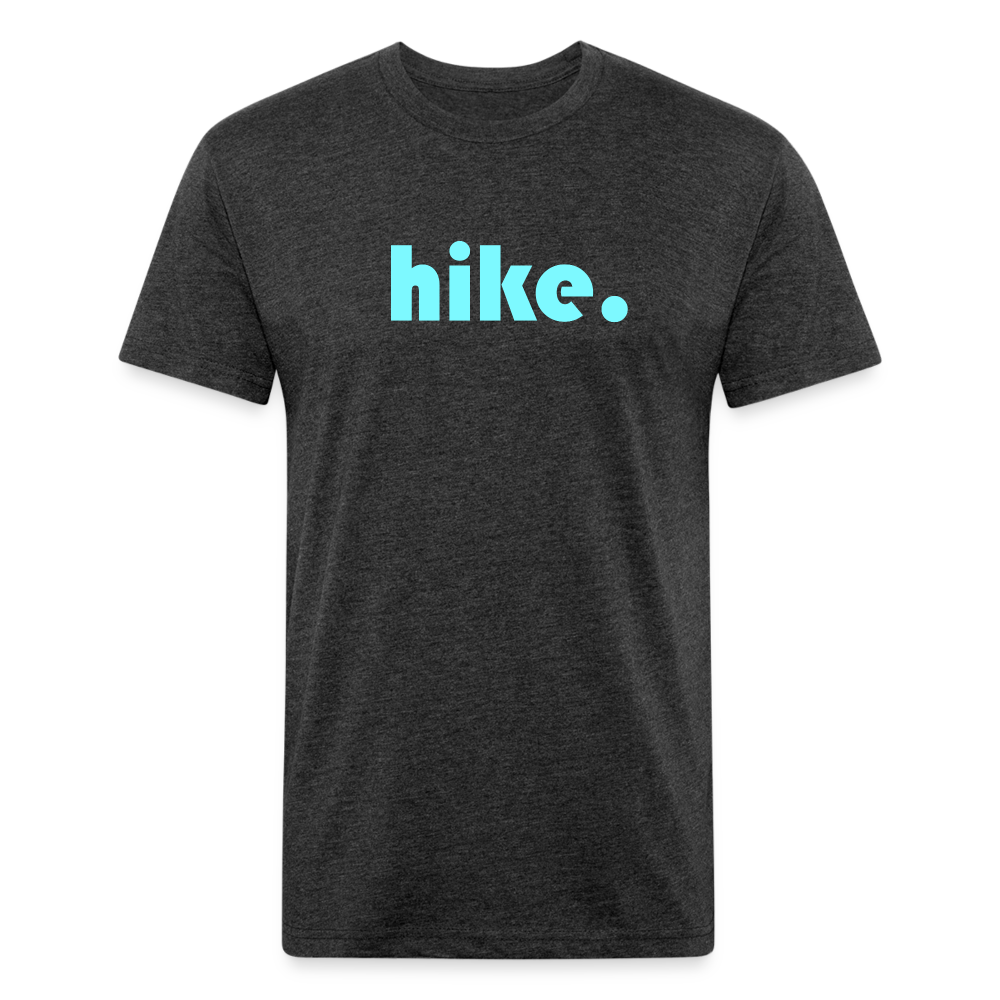 hike - Premium Graphic Tee - heather black