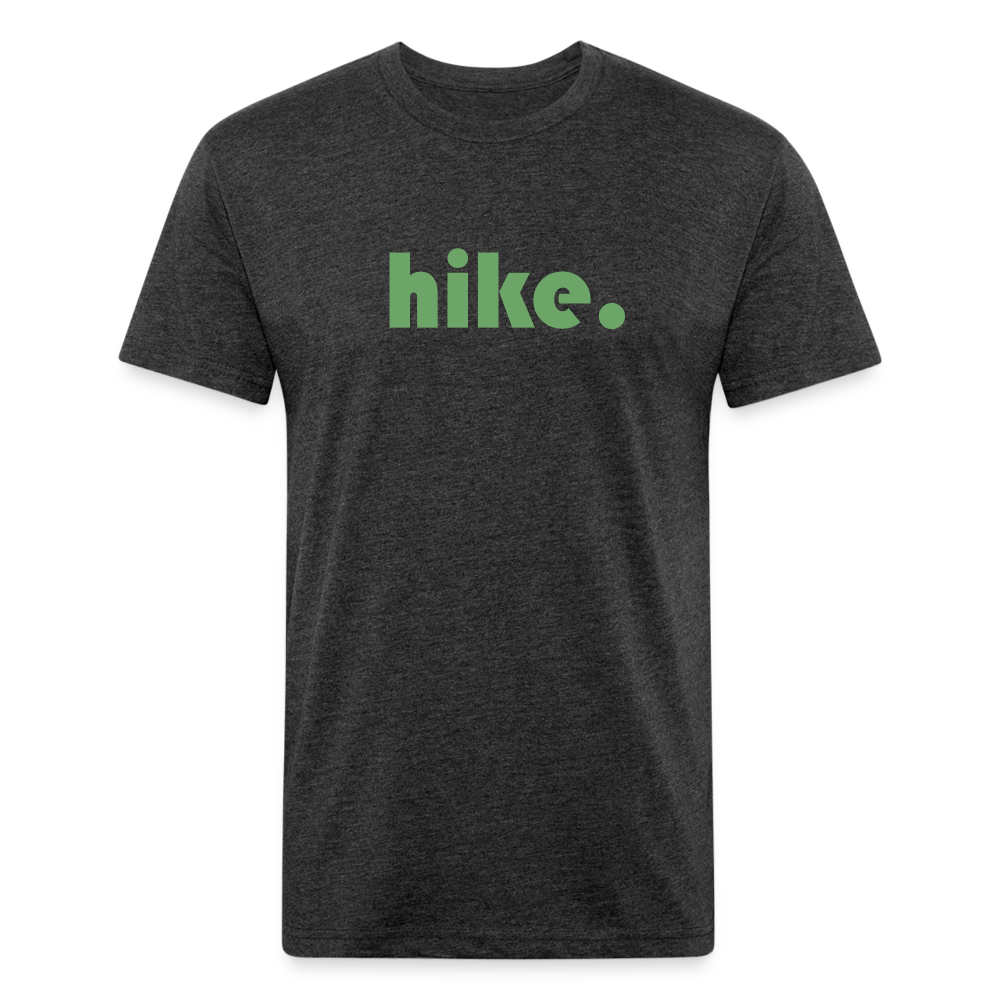 hike - Premium Graphic Tee - heather black