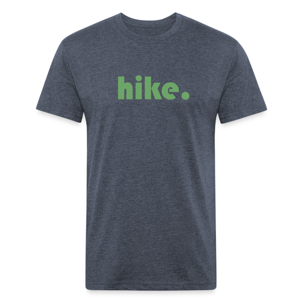 hike - Premium Graphic Tee - heather navy