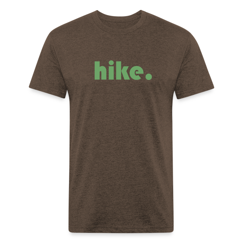 hike - Premium Graphic Tee - heather espresso