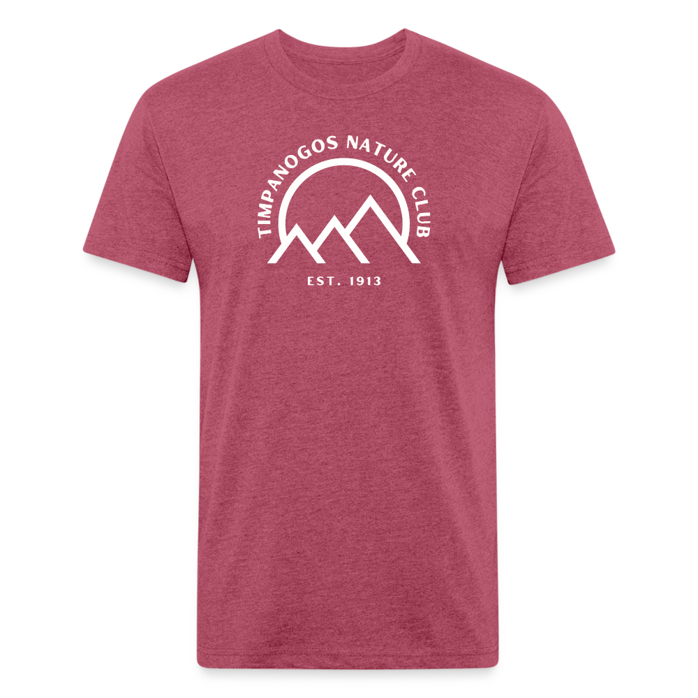 Timpanogos Nature Club - Premium Graphic Tee - heather burgundy