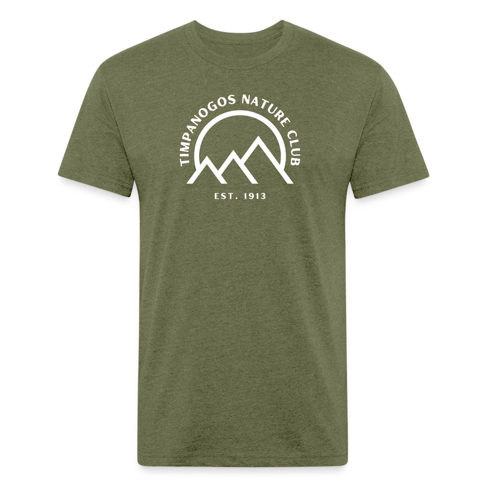 Timpanogos Nature Club - Premium Graphic Tee - heather military green
