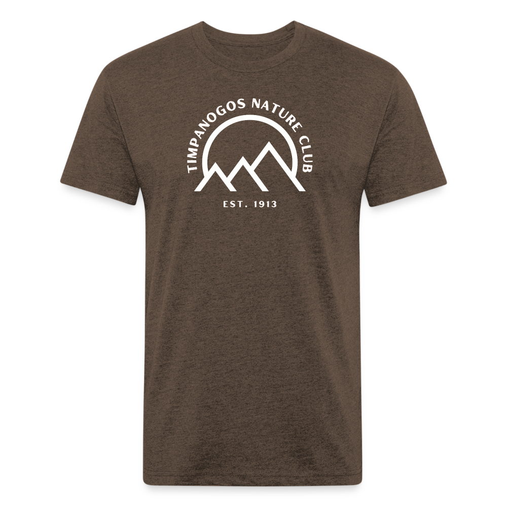 Timpanogos Nature Club - Premium Graphic Tee - heather espresso
