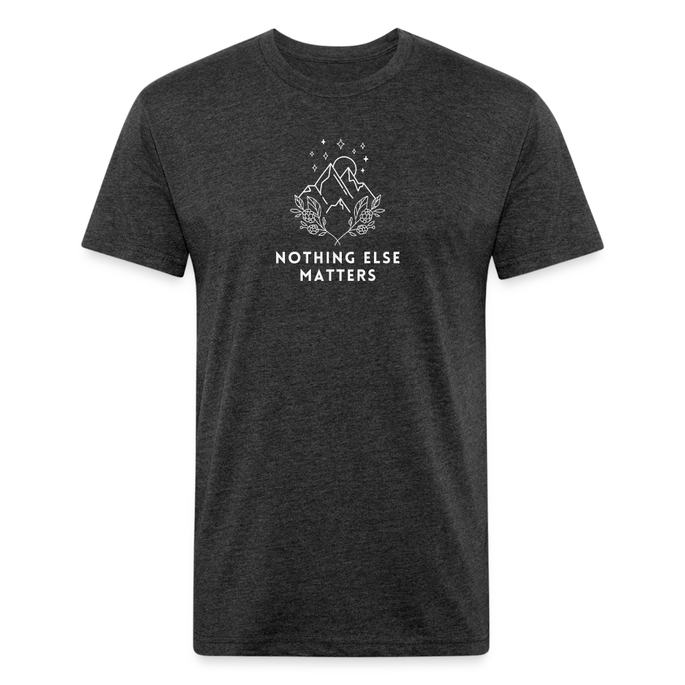 Premium Graphic Tee (Nothing else matters) - heather black