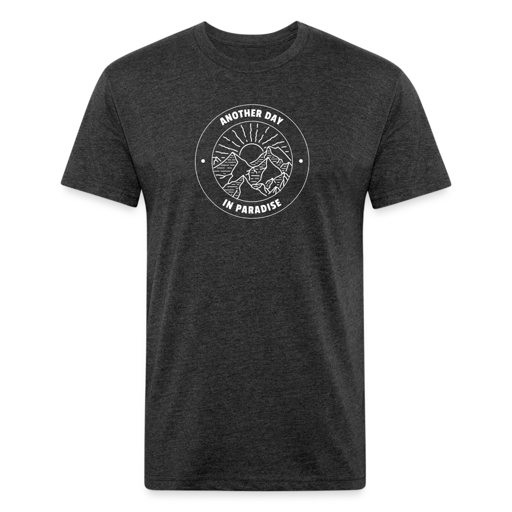 Premium Graphic Tee (another day in paradise) - heather black