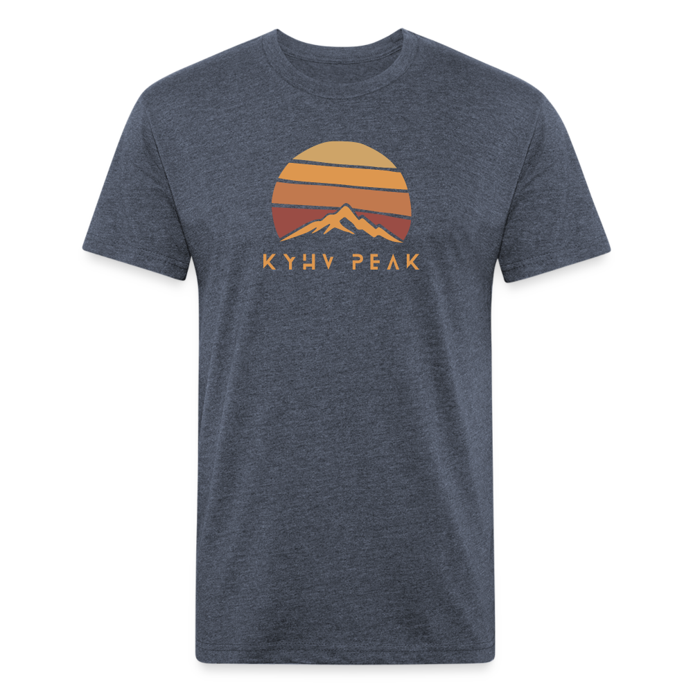 Premium Graphic Tee (Kyhv Peak) - heather navy
