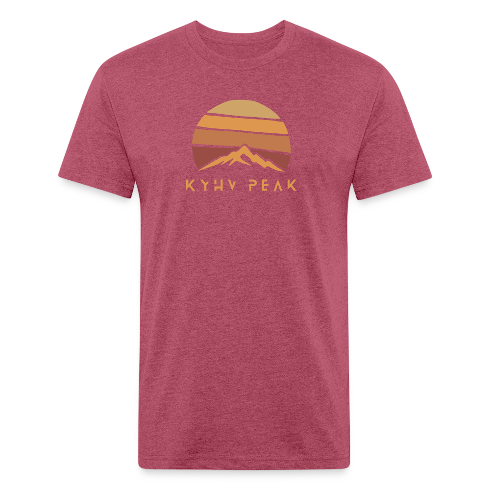 Premium Graphic Tee (Kyhv Peak) - heather burgundy