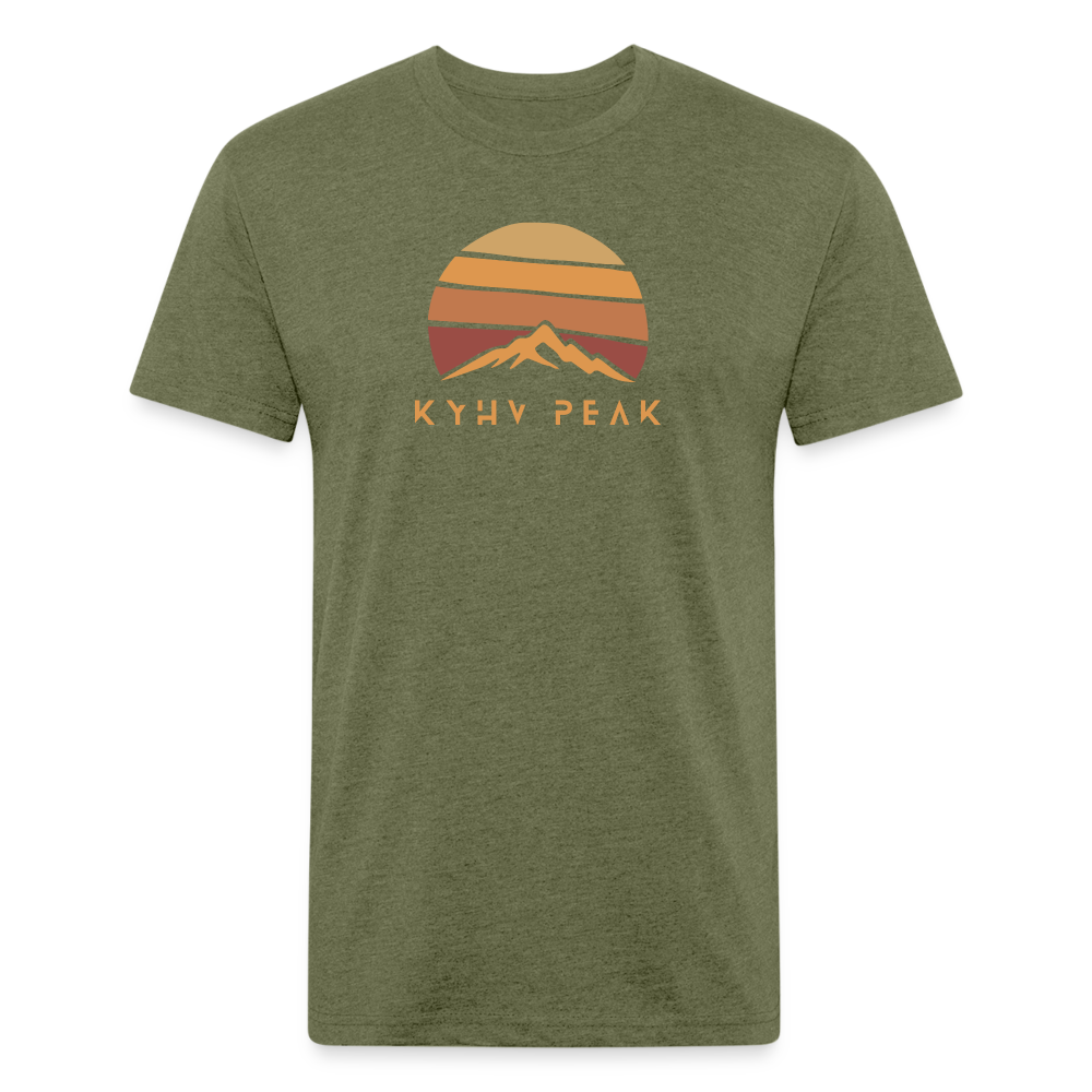 Premium Graphic Tee (Kyhv Peak) - heather military green