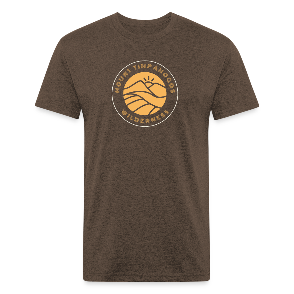 Mount Timpanogos Wilderness - Premium Graphic Tee - heather espresso