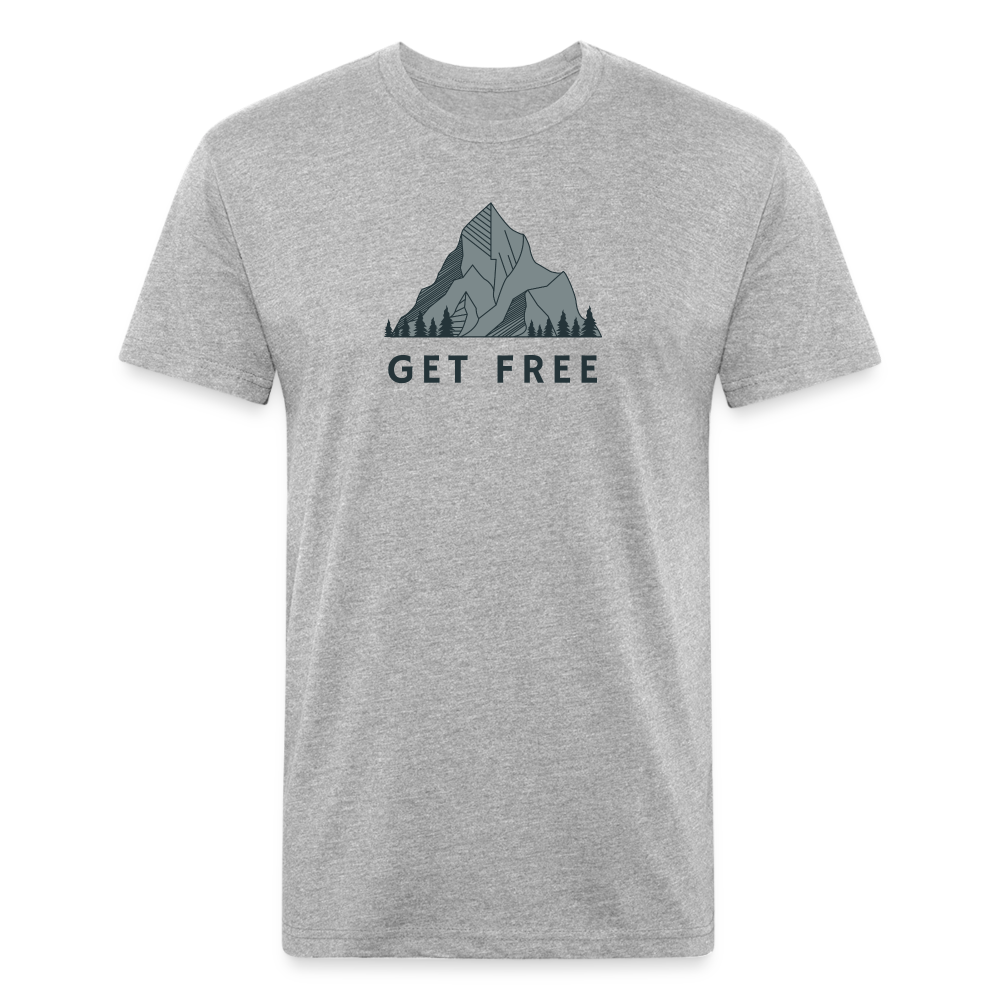 Get Free - Premium Graphic Tee - heather gray
