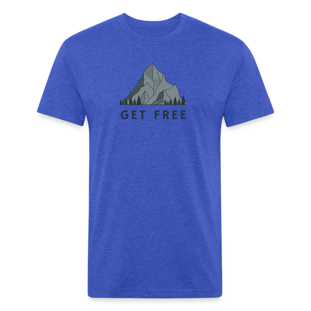 Get Free - Premium Graphic Tee - heather royal