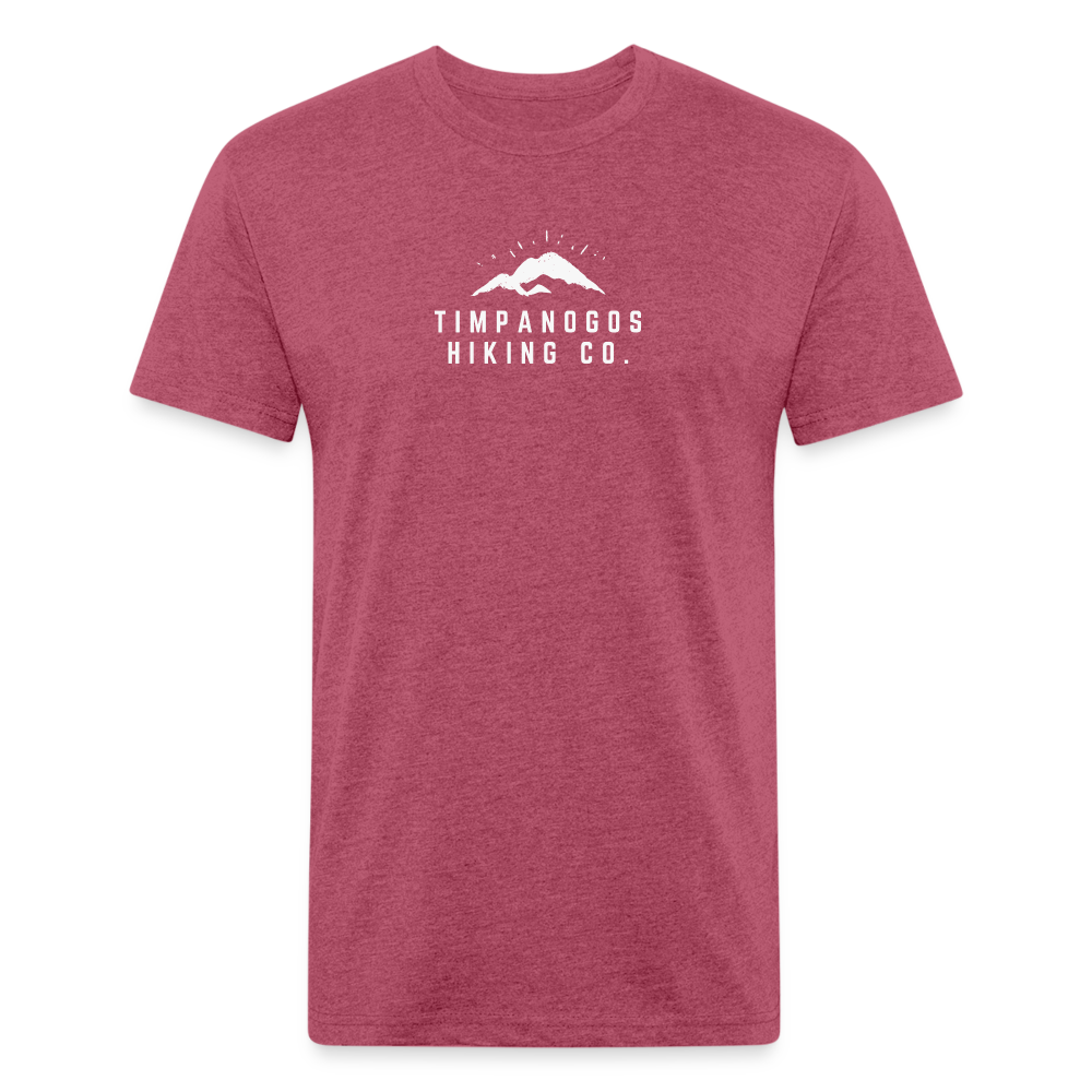 Timpanogos Hiking Co. (OG) - Premium Graphic Tee - heather burgundy
