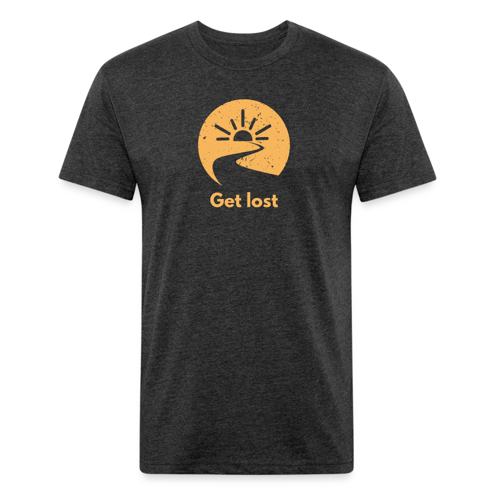 Get Lost - Premium Graphic Tee - heather black