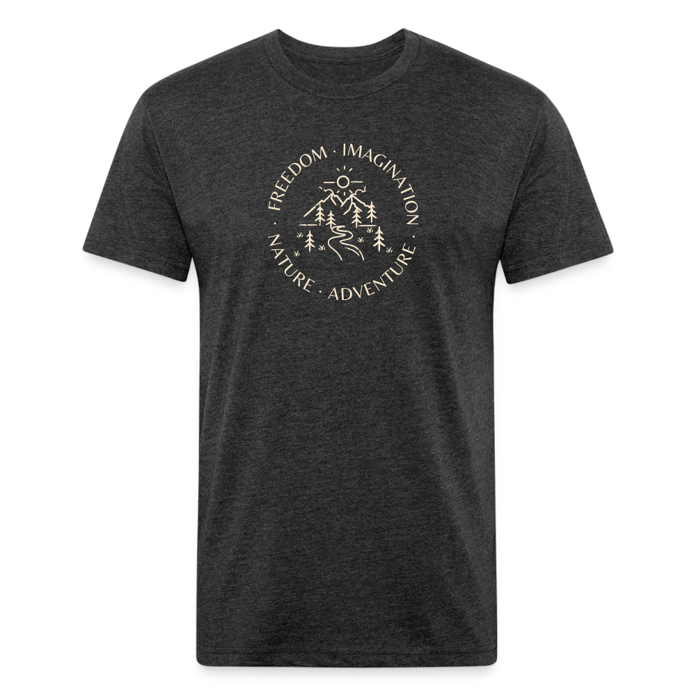 Freedom - Premium Graphic Tee - heather black