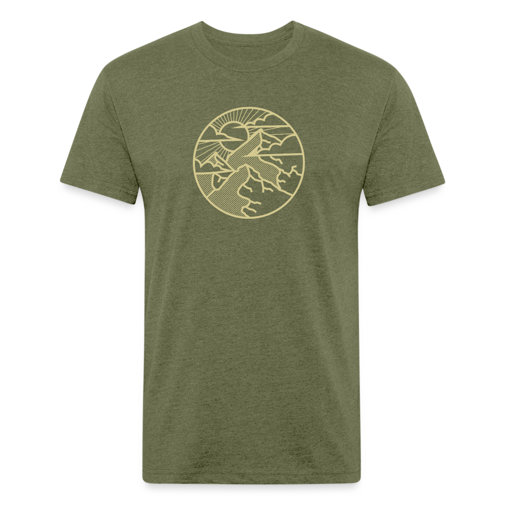 Sunbreak - Premium Graphic Tee - heather military green