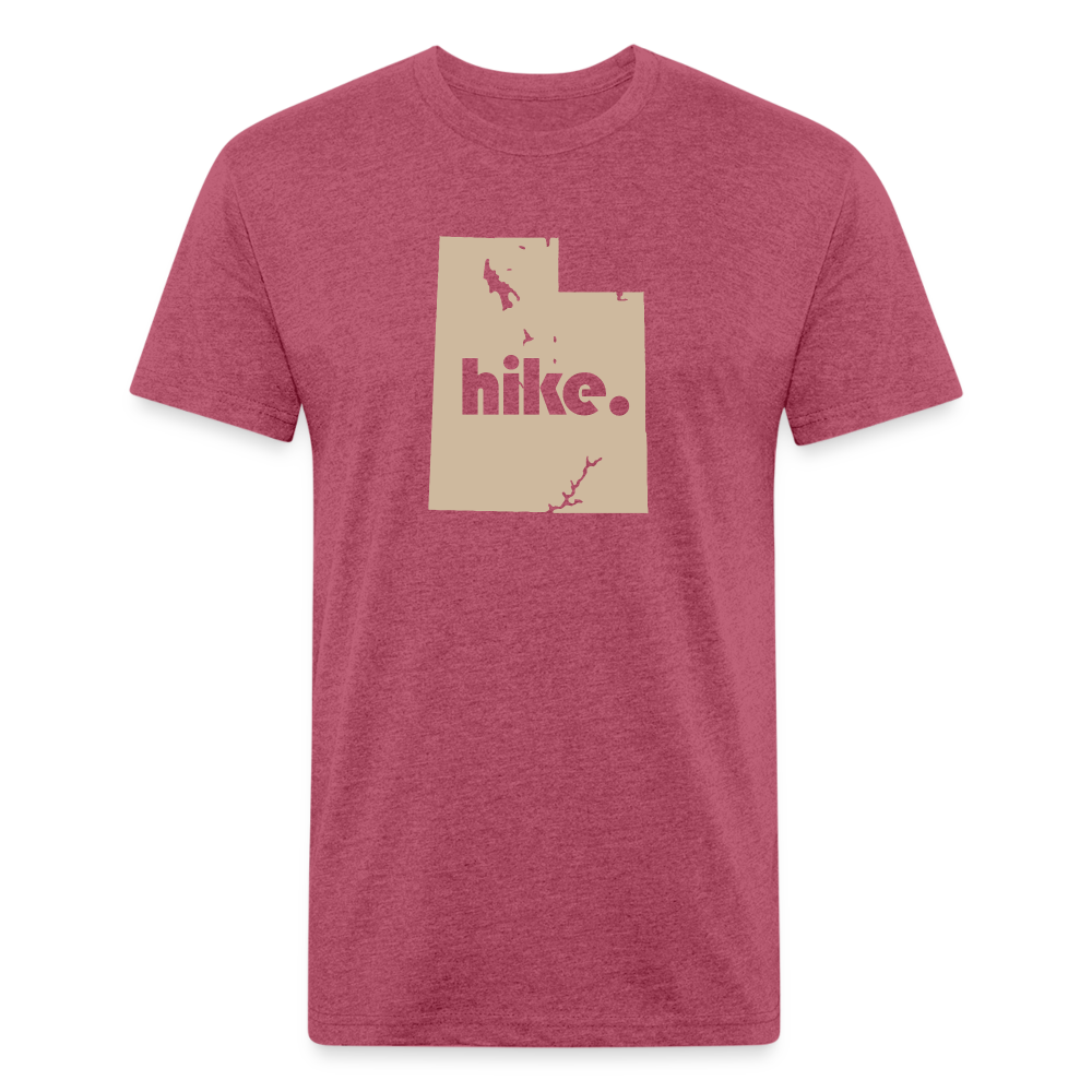 Hike (Utah) - Premium Graphic Tee - heather burgundy