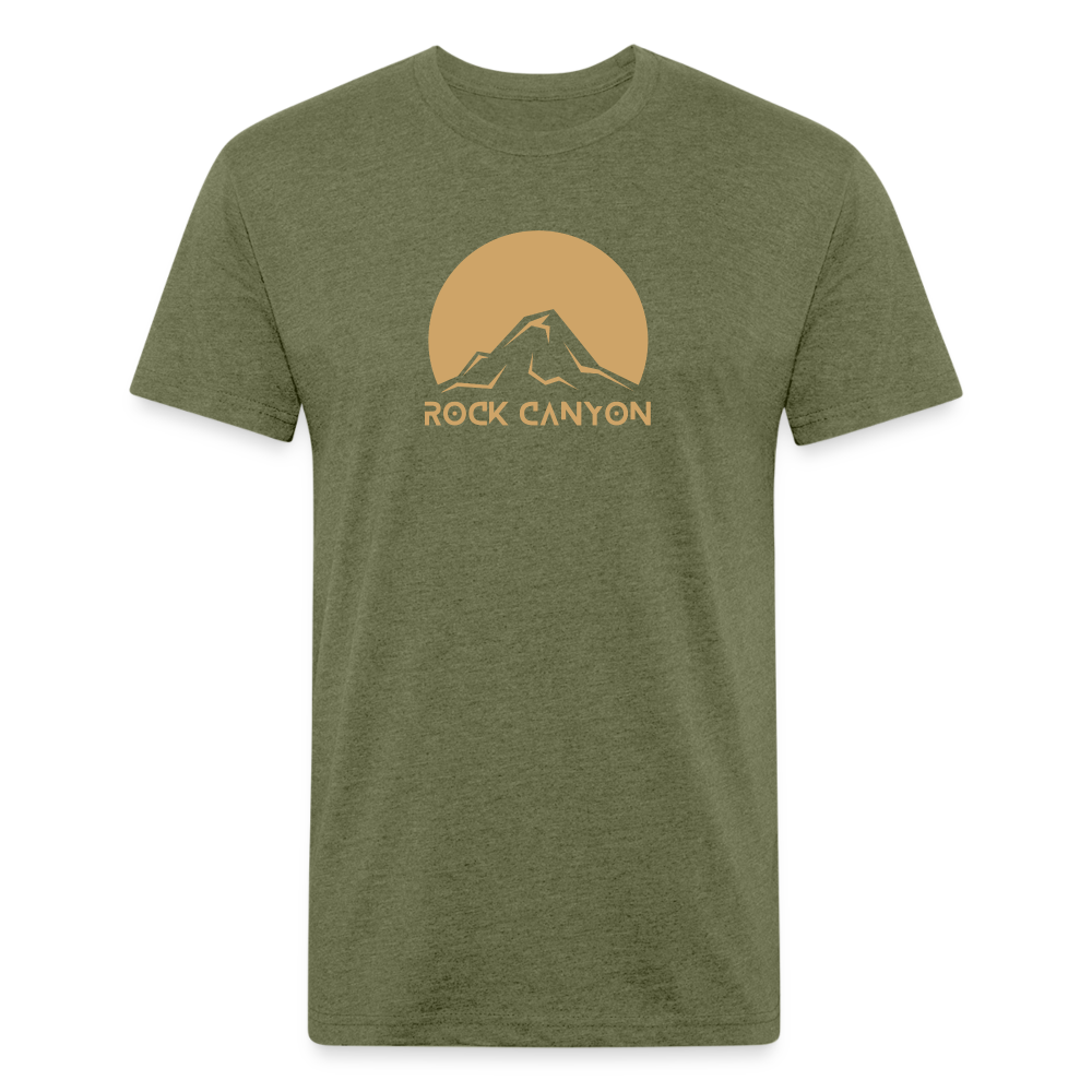 Rock Canyon - Premium Graphic Tee - heather military green