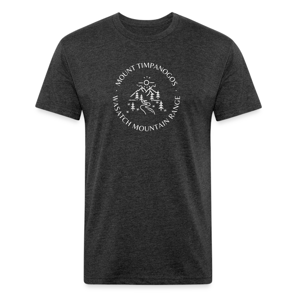 Mount Timpanogos - Premium Graphic Tee - heather black
