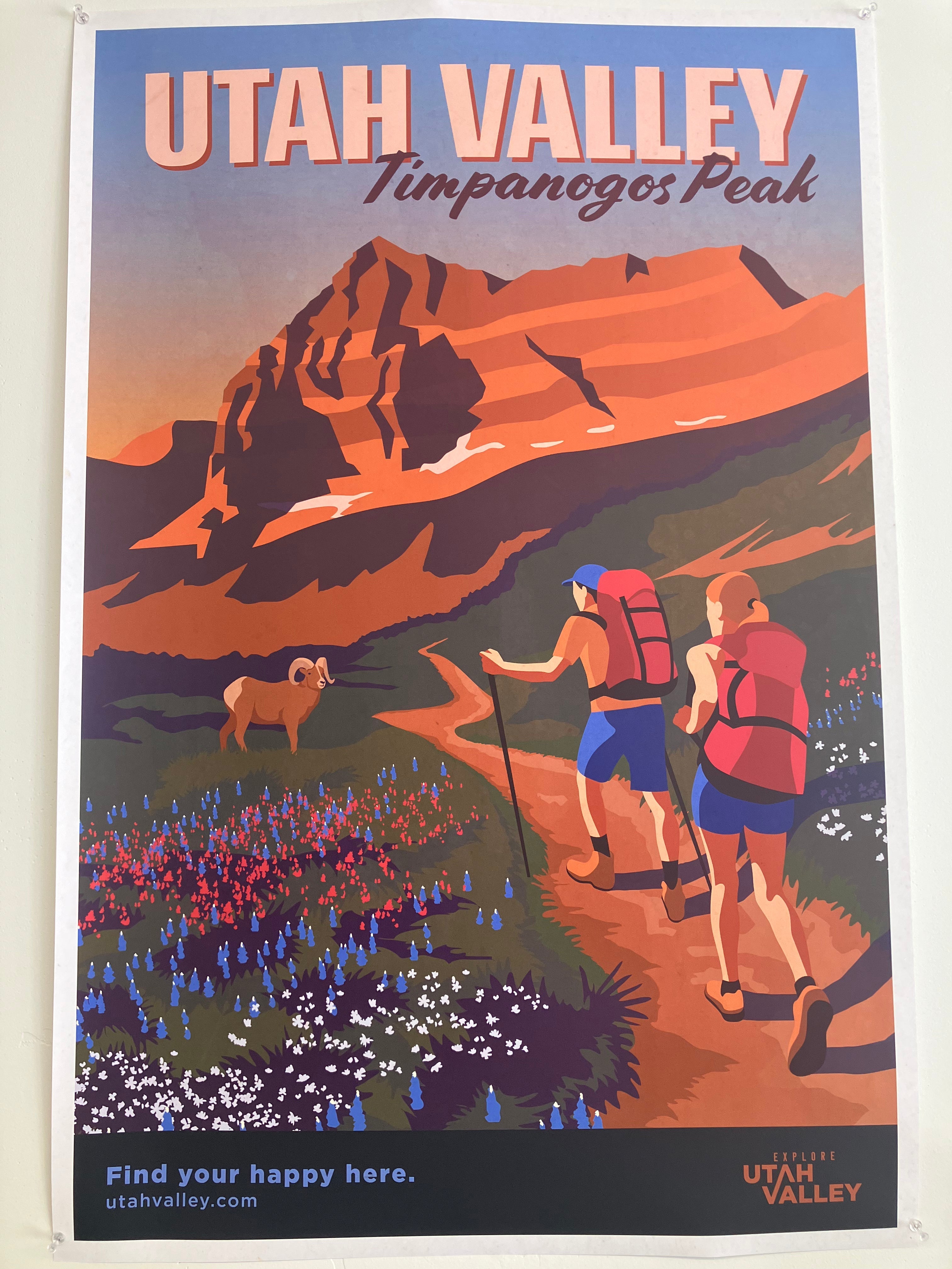Mount Timpanogos Poster from Explore Utah Valley