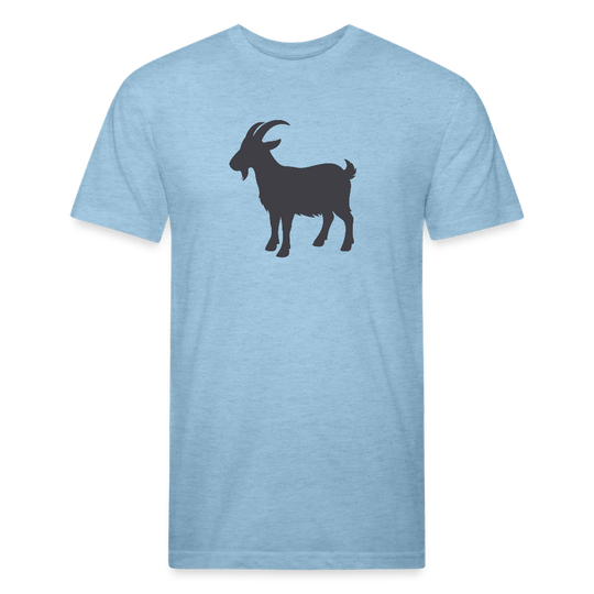 Goated - Premium Graphic Tee - heather blue
