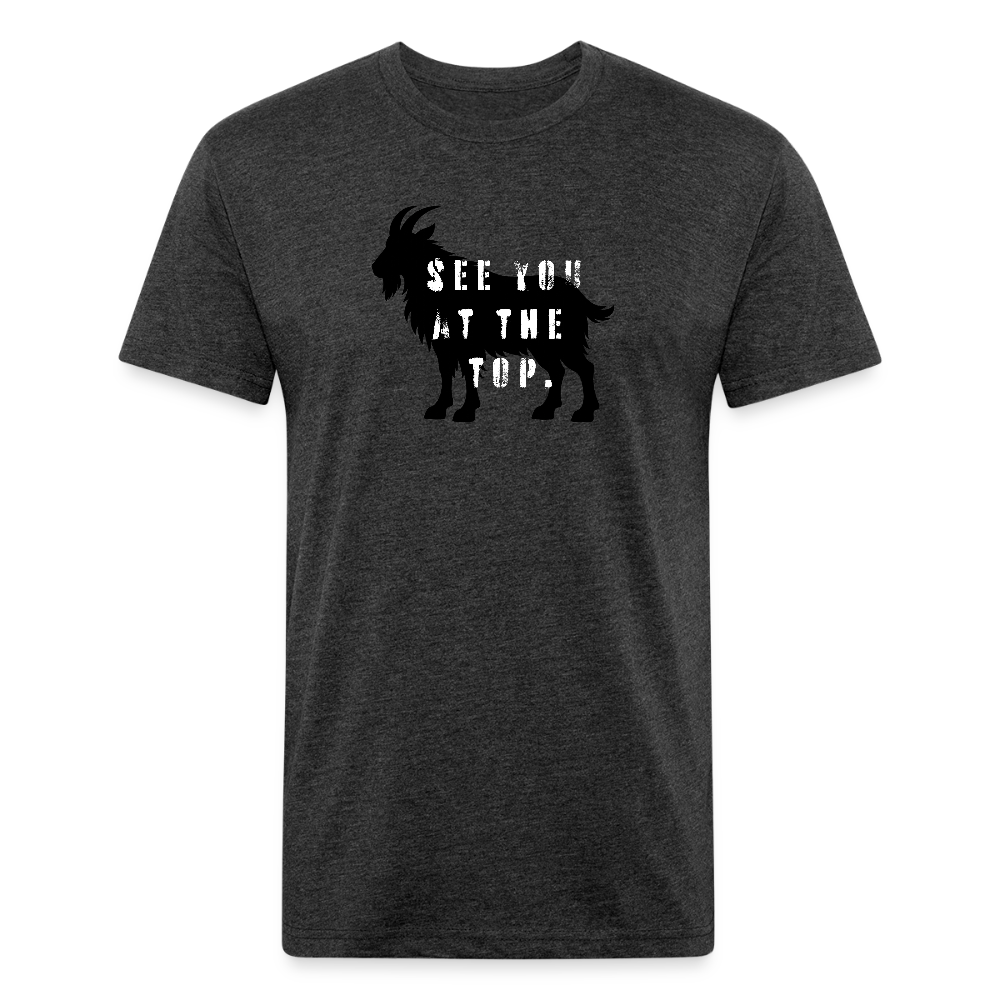 See You At the Top - Premium Graphic Tee - heather black