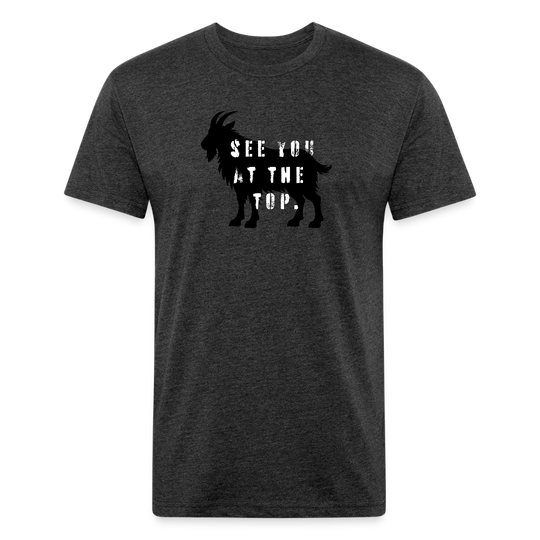 See You At the Top - Premium Graphic Tee - heather black