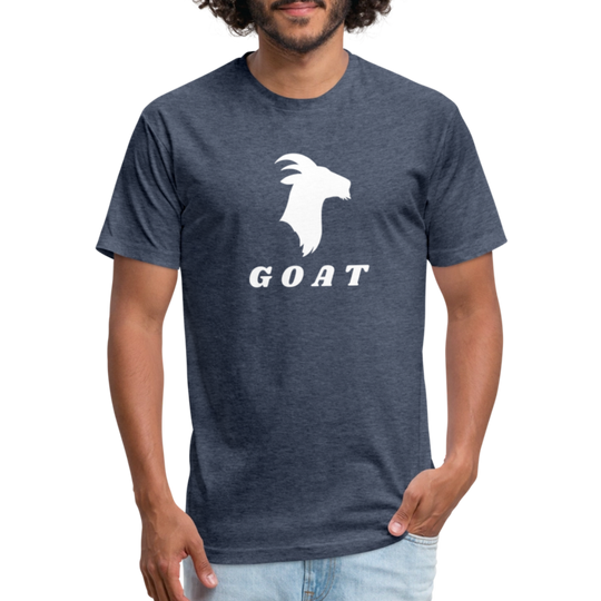 GOAT - Premium Graphic Tee - heather navy