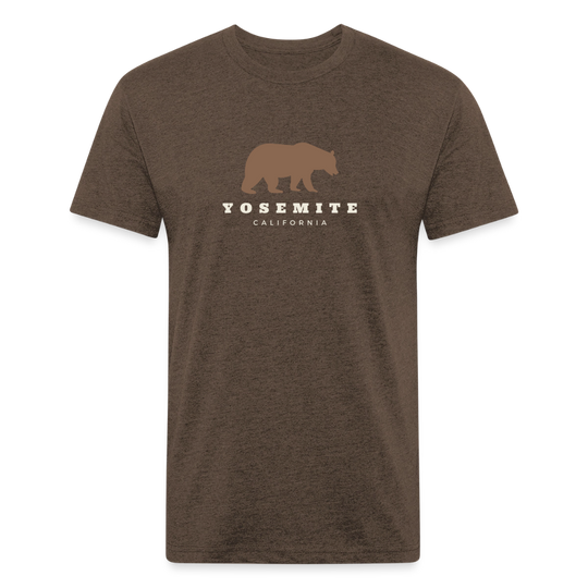 Yosemite - Premium Graphic Tee POD - heather espresso
