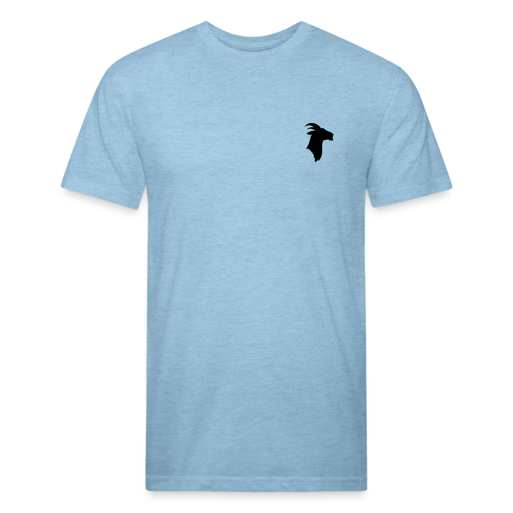 See You At the Top (back) - Premium Graphic Tee - heather blue