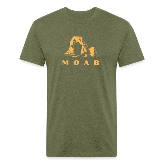 Moab - Premium Graphic Tee (POD) - heather military green