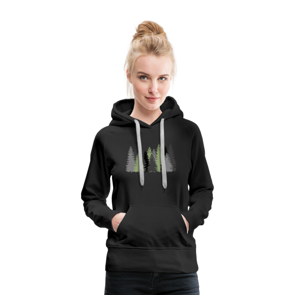Trees Women s Fitted Hoodie