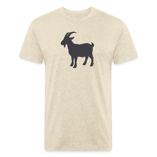Goated - Premium Graphic Tee - heather cream