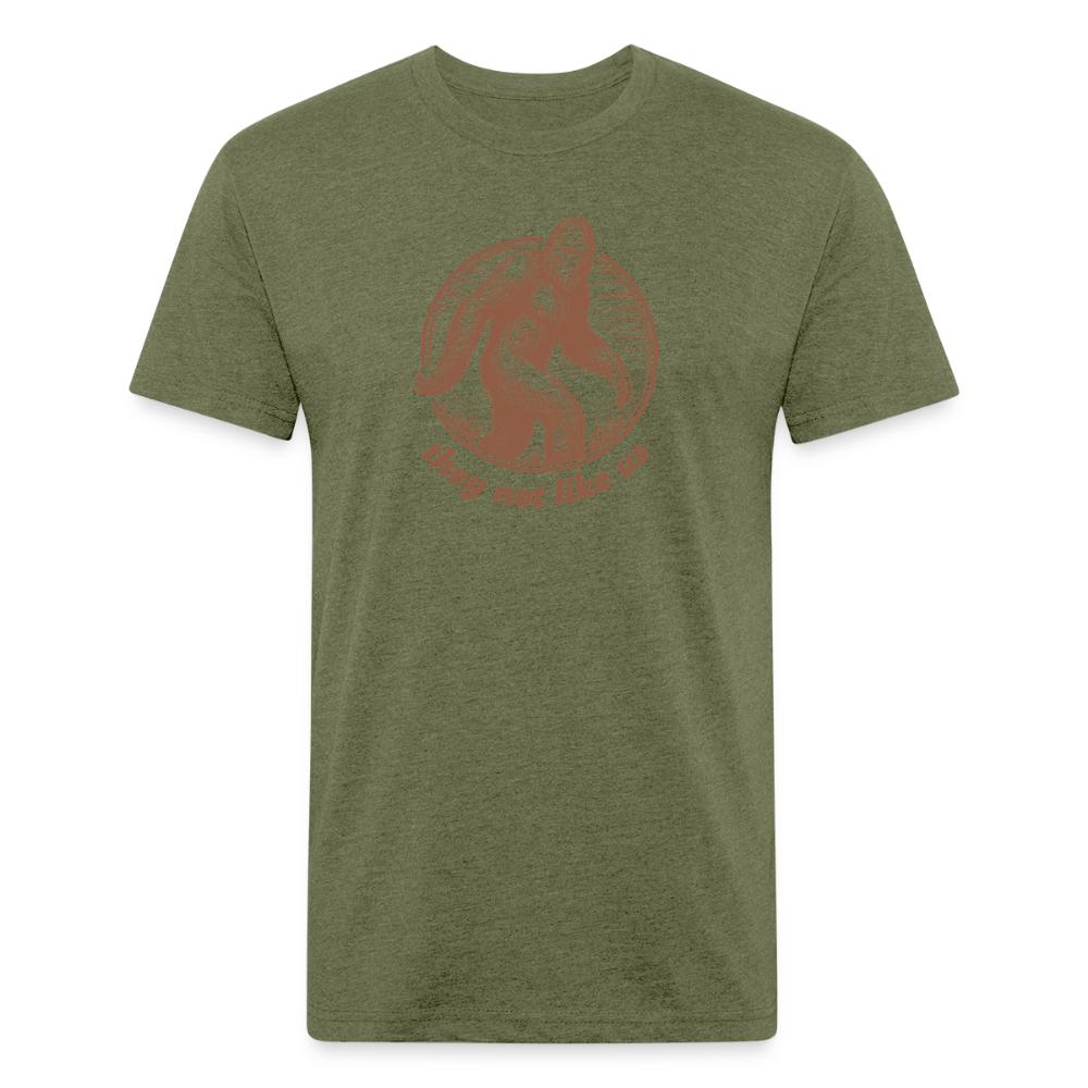 They Not Like Us - POD - heather military green