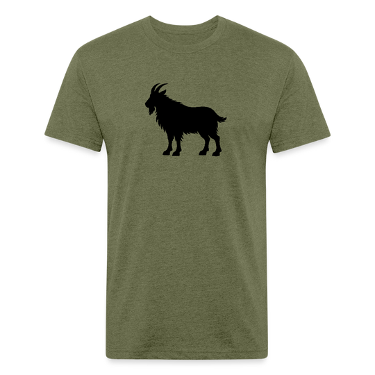 Goated - Premium Graphic Tee (POD) - heather military green