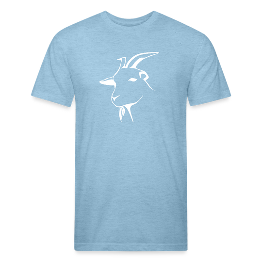Goat Conversation - Premium Graphic Tee - heather blue