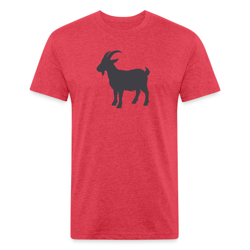 Goated - Premium Graphic Tee - heather red