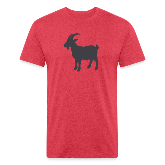 Goated - Premium Graphic Tee - heather red