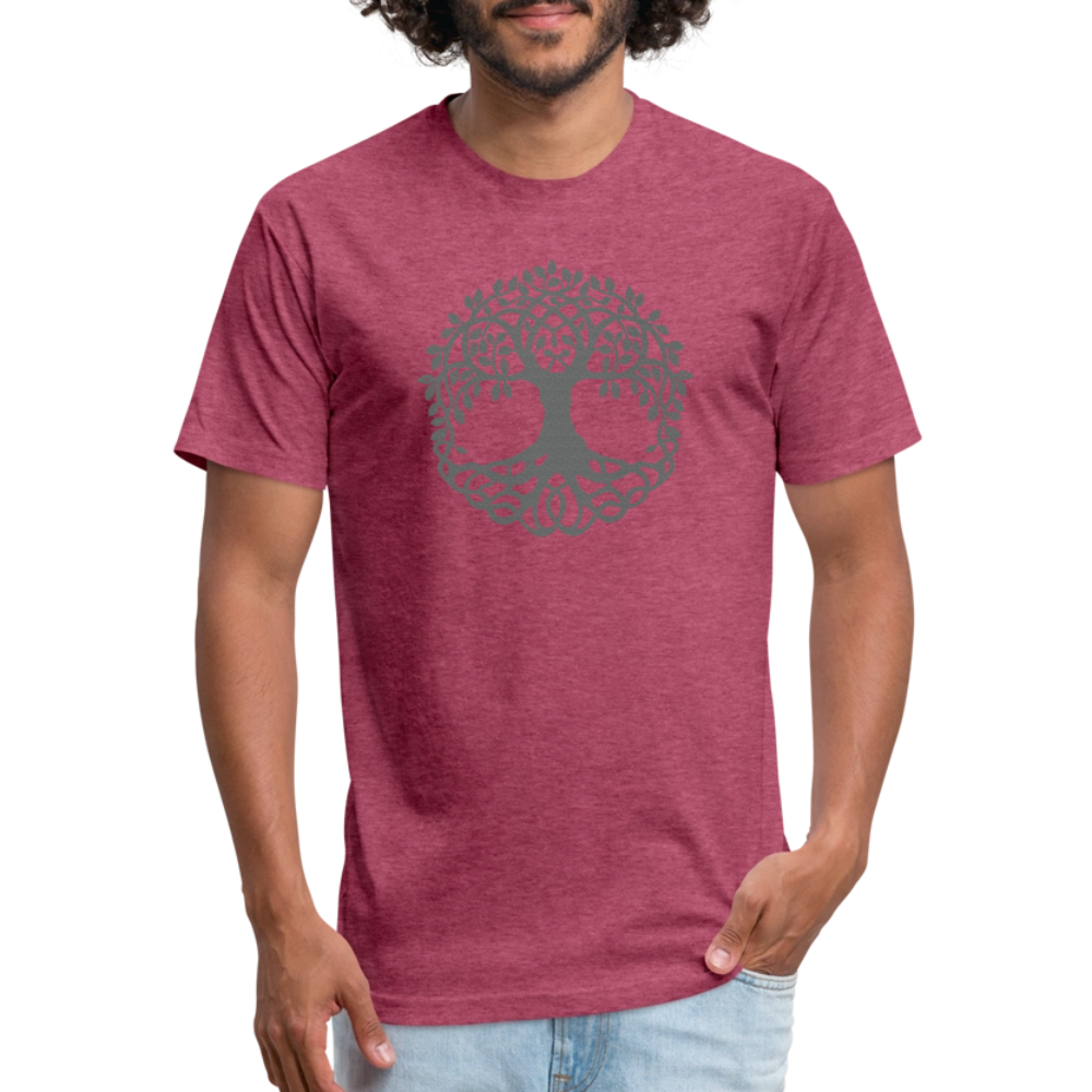 Tree of Life - Premium Graphic Tee - heather burgundy