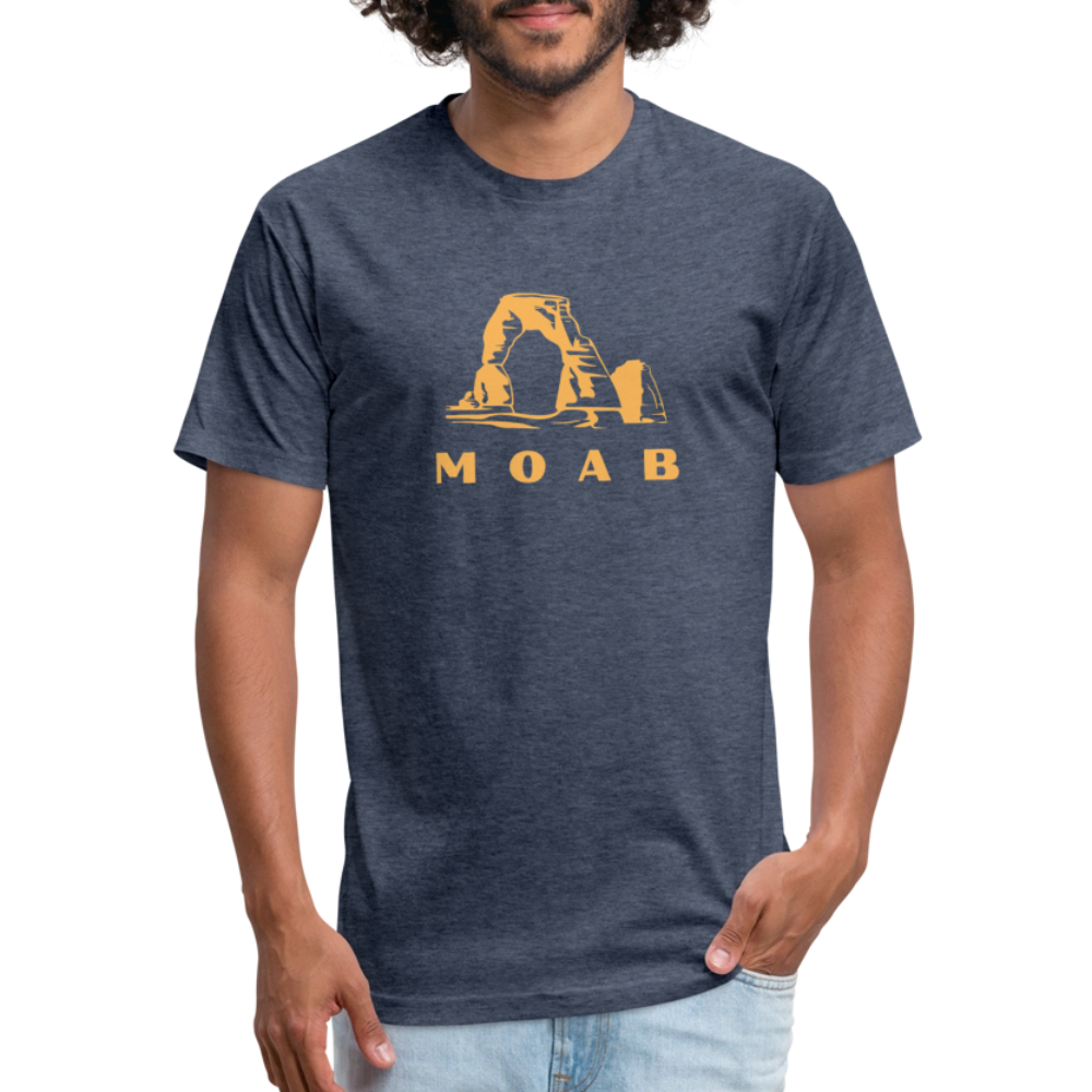 Moab - Premium Graphic Tee (POD) - heather navy
