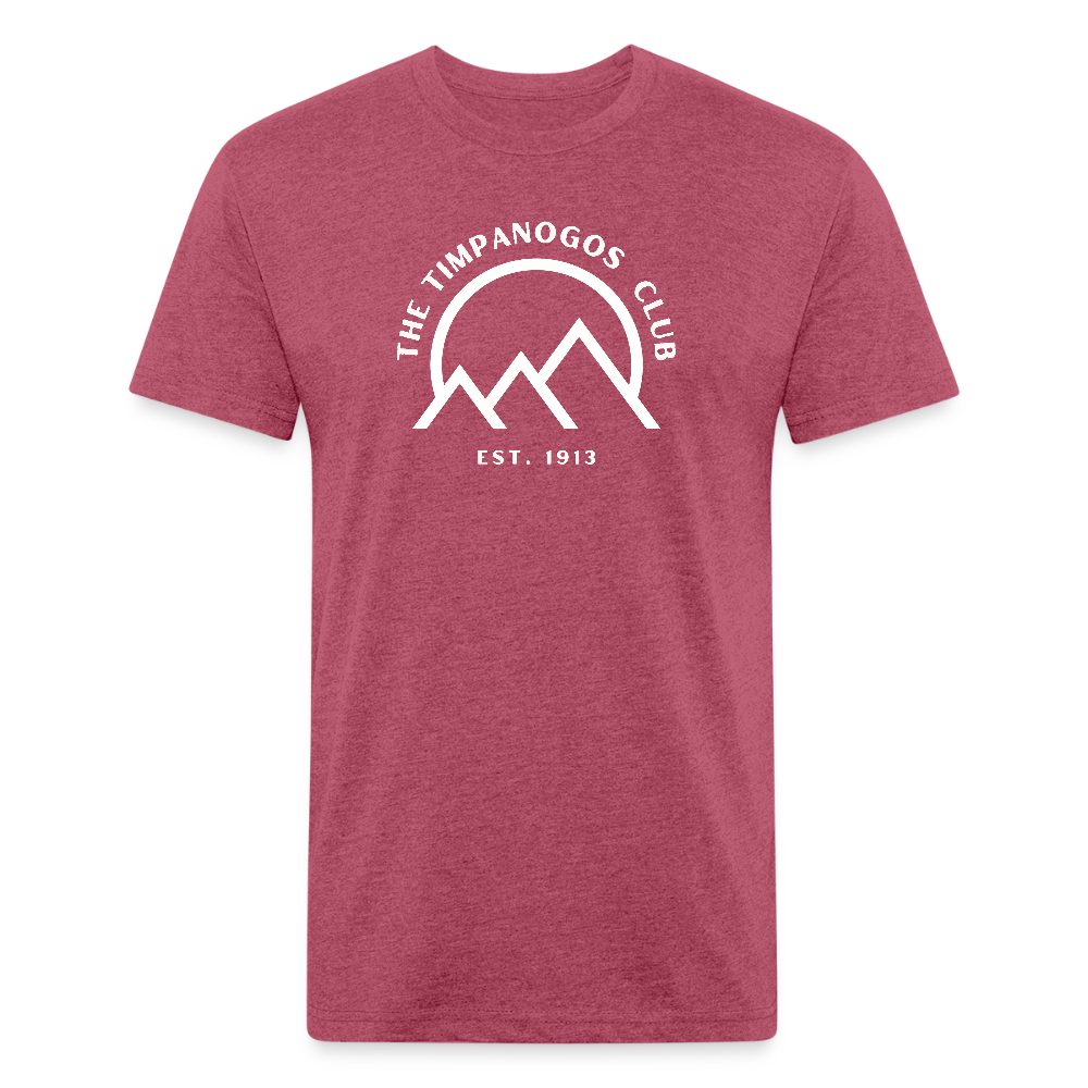 The Timpanogos Club - Premium Graphic Tee - heather burgundy