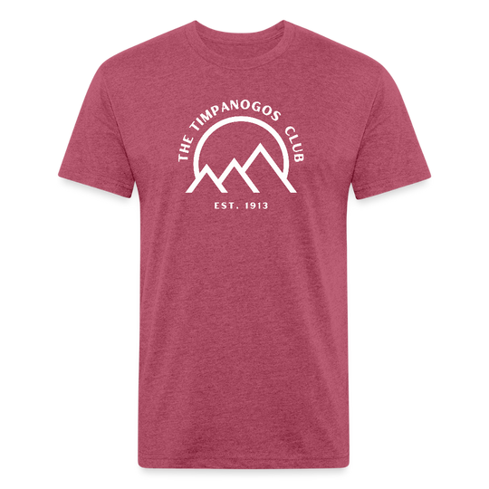 The Timpanogos Club - Premium Graphic Tee - heather burgundy