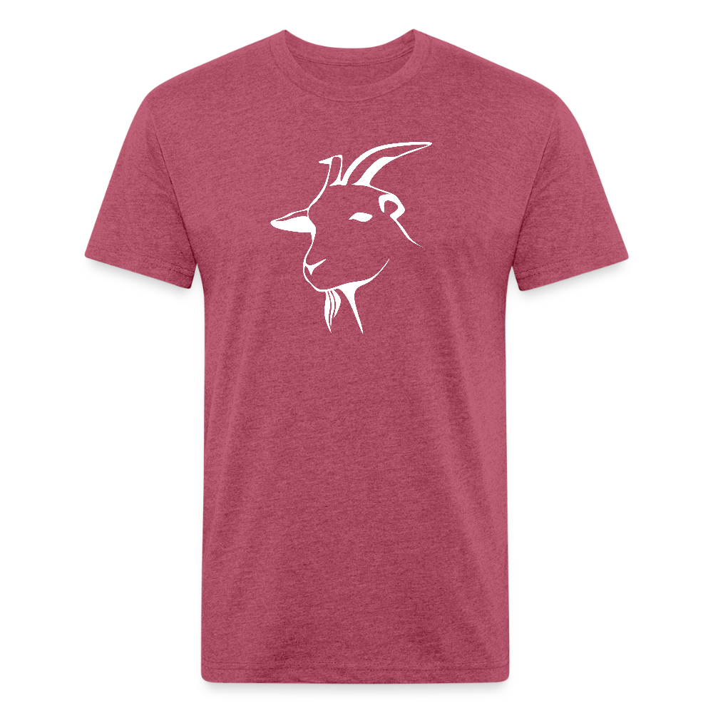 Goat Conversation - Premium Graphic Tee - heather burgundy