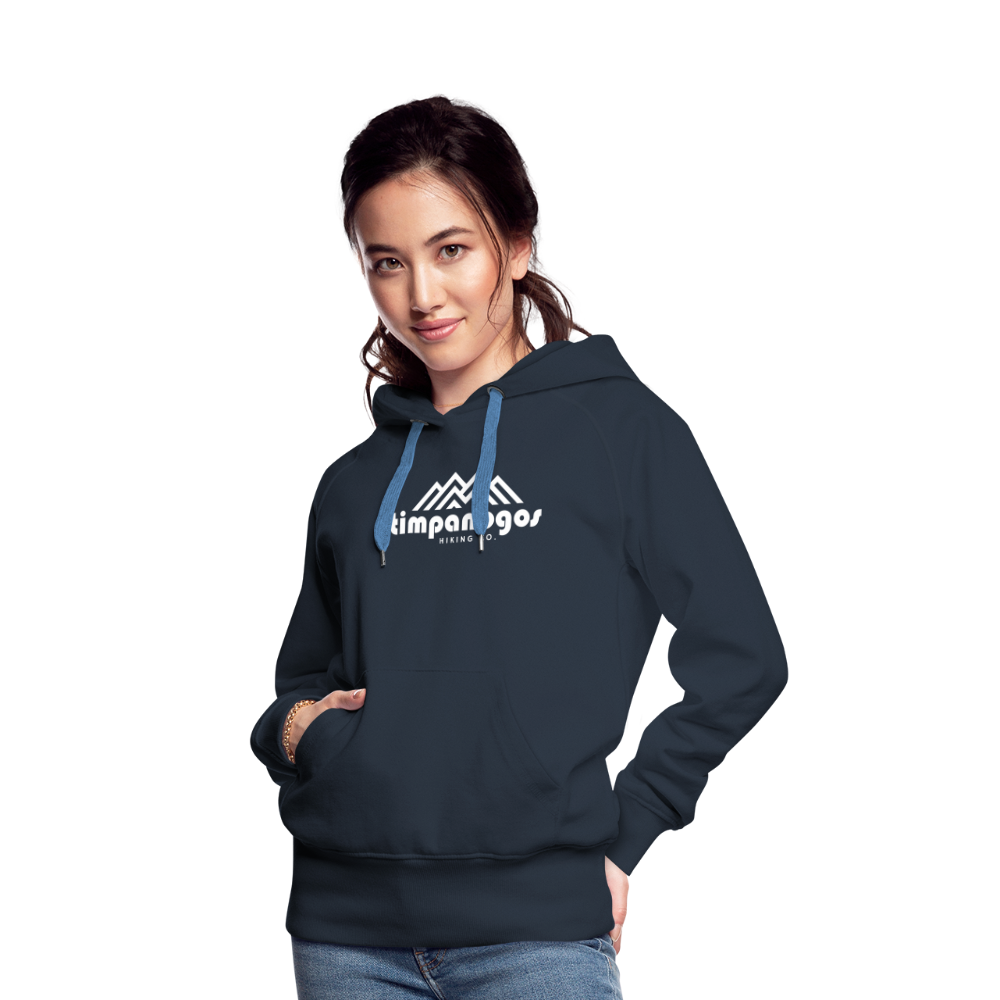 Timpanogos Hiking Co. (official) - Women’s Fitted Hoodie - navy