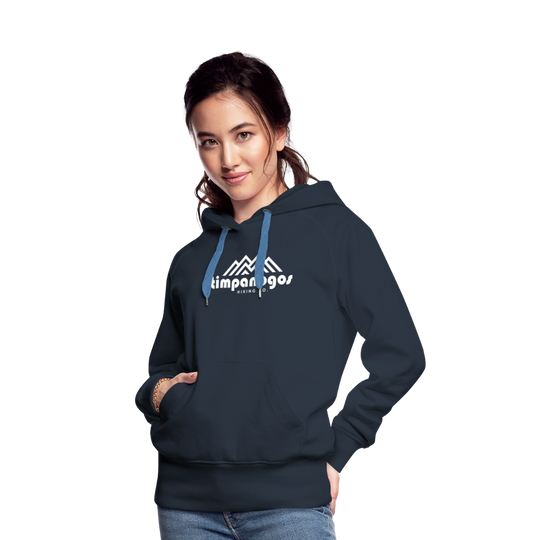 Timpanogos Hiking Co. (official) - Women’s Fitted Hoodie - navy