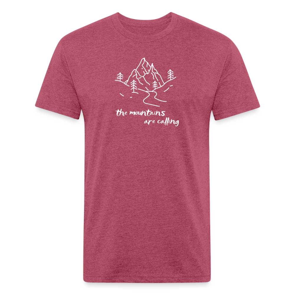 The Mountains are Calling - POD - heather burgundy