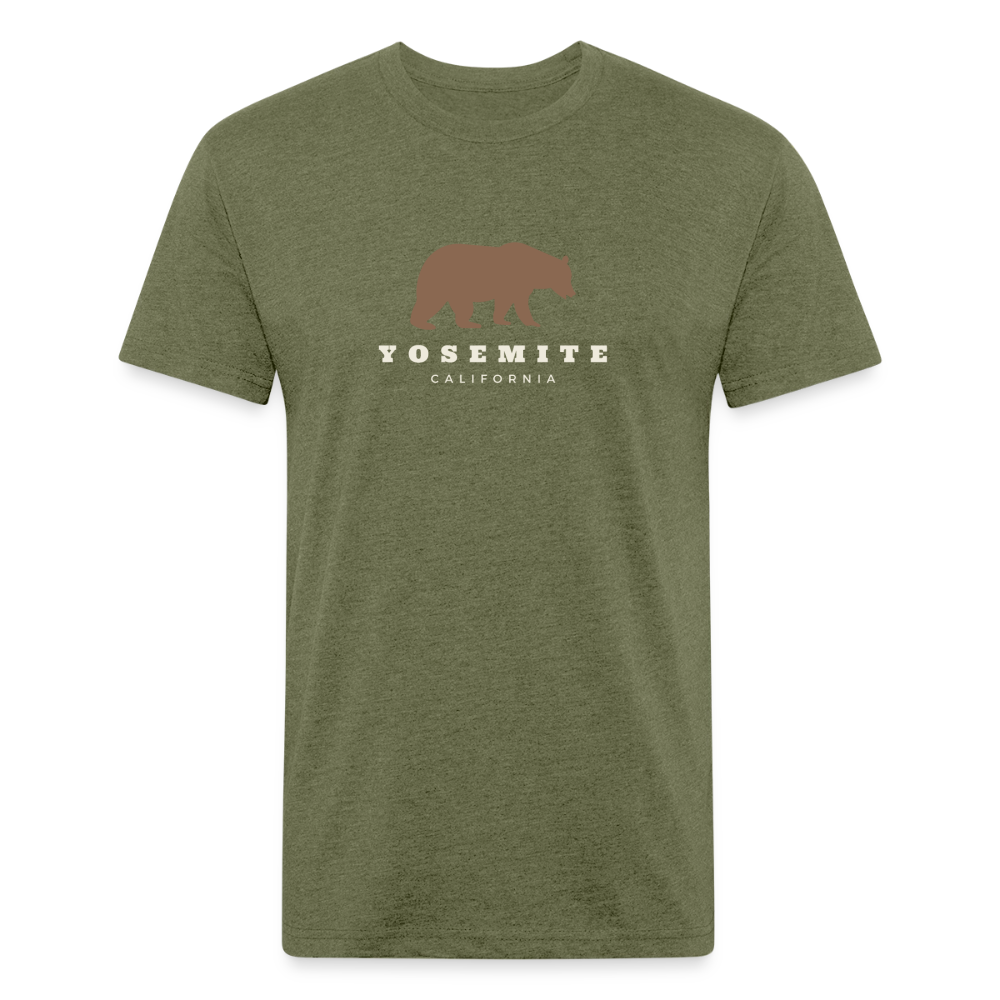 Yosemite - Premium Graphic Tee POD - heather military green