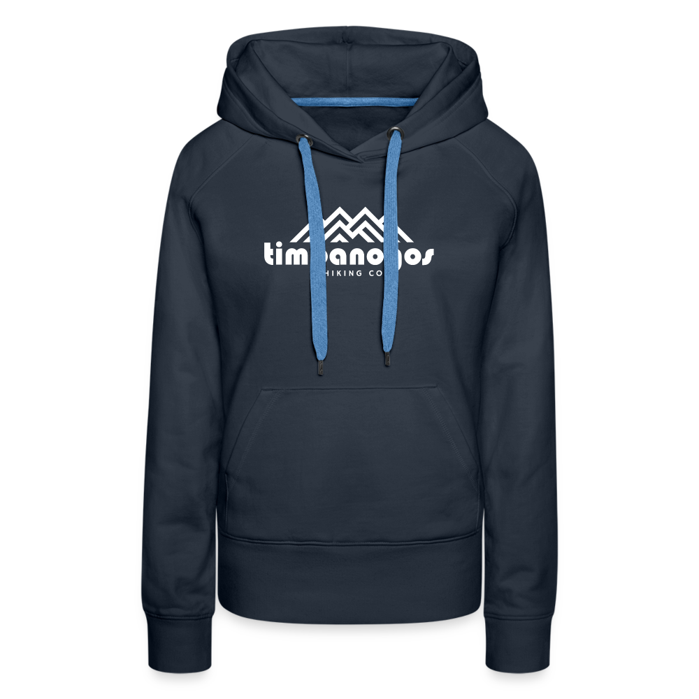 Timpanogos Hiking Co. (official) - Women’s Fitted Hoodie - navy
